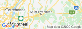 Saint Hyacinthe map